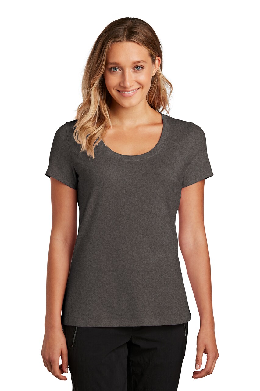 Best Women's Flex Scoop Neck Tee, Breathable Exercise T-shirt, Crafted  with a premium blend of 4.3-ounce combed ring-spun cotton, polyester